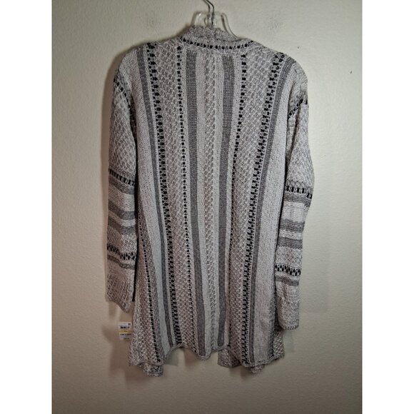 NWT Style & Co Open Cardigan Business Casual Cozy Sweater Cream Size PM Petite - Picture 2 of 6